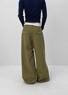 [MADE] Nutty Back Pocket Wide Cotton Pants