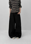 [MADE] Nutty Back Pocket Wide Cotton Pants