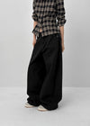 [MADE] Nutty Back Pocket Wide Cotton Pants