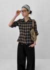 [MADE] Popori Fleece Check Shirt