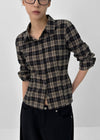 [MADE] Popori Fleece Check Shirt
