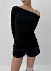 [MADE] Push Wool Boat Neck Long Sleeve T-Shirt
