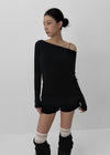 [MADE] Push Wool Boat Neck Long Sleeve T-Shirt
