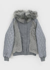 [MADE] Nunil Fur Trimming Hooded Jumper