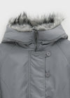 [MADE] Nunil Fur Trimming Hooded Jumper
