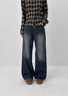Daboni Washed Wide Denim Pants