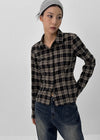 [MADE] Popori Fleece Check Shirt