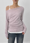 [MADE] Push Wool Boat Neck Long Sleeve T-Shirt