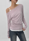[MADE] Push Wool Boat Neck Long Sleeve T-Shirt