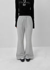 [MADE] Vient Fleece-lined Bootcut Banding Pants