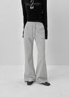 [MADE] Vient Fleece-lined Bootcut Banding Pants