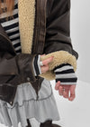 [MADE] Pinterre Leather Dumble Blouson Jumper