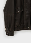[MADE] Pinterre Leather Dumble Blouson Jumper