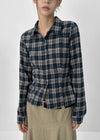 [MADE] Popori Fleece Check Shirt