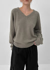[MADE] Stenne Loose Fit V-neck Knit (Wool 50%)