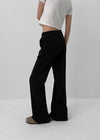 [MADE] Vient Fleece-lined Bootcut Banding Pants