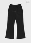 [MADE] Vient Fleece-lined Bootcut Banding Pants