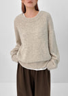[MADE] Roharen Loose Fit Round Neck Wool Knit