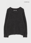 [MADE] Roharen Loose Fit Round Neck Wool Knit