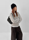 [MADE] Stenne Loose Fit V-neck Knit (Wool 50%)