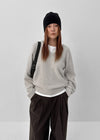 [MADE] Stenne Loose Fit V-neck Knit (Wool 50%)