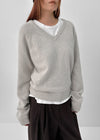 [MADE] Stenne Loose Fit V-neck Knit (Wool 50%)