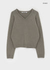 [MADE] Stenne Loose Fit V-neck Knit (Wool 50%)