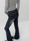 [MADE] Frena Low-Waist Bootcut Denim Pants