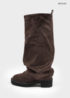 Lopia Suede Folding Long Boots