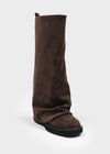 Lopia Suede Folding Long Boots