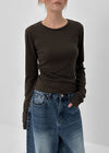 [MADE] Linf Stripe Round Neck Long Sleeve T-Shirt