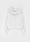 Luding Embroidery Overfit Two-way Hooded Zip-up