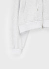 Luding Embroidery Overfit Two-way Hooded Zip-up