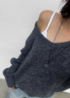 Shorio Star Pendant Drop String Necklace