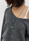 Shorio Star Pendant Drop String Necklace
