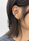 (silver 925) Eremblem Heart Antique Ear Cuff
