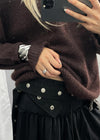 Moroki Twist Silver Bold Open Bracelet