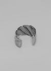 Moroki Twist Silver Bold Open Bracelet