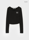 [MADE] Kiriki Printed V-neck Long Sleeve T-shirt