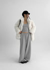 [MADE] Raya High Neck Fur Jacket