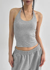 [MADE] Berua Fleece Halter Sleeveless (Set Available)