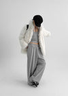 [MADE] Berua Fleece Halter Sleeveless (Set Available)