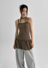 Connel Set - Layered Button-up, Slim Muffler