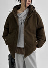 Lubton Cowl Neck Lettering Hoodie