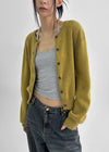 Ramson Semi-crop Knit Cardigan