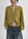 Ramson Semi-crop Knit Cardigan