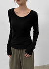 [MADE] Timothy U-Neck Long Sleeve T-shirt