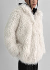 [MADE] Raya High Neck Fur Jacket