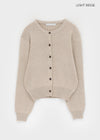 Ramson Semi-crop Knit Cardigan