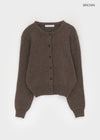 Ramson Semi-crop Knit Cardigan